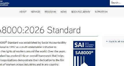 通向尊严经济：SA8000:2026如何重塑工作场所的人权保障